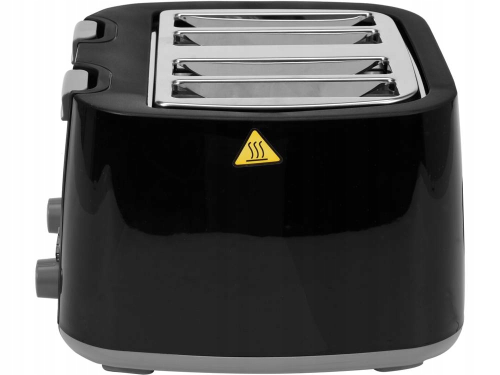 LUND TOSTER 1300-1500W CZARNY 4 TOSTA REGULACJA