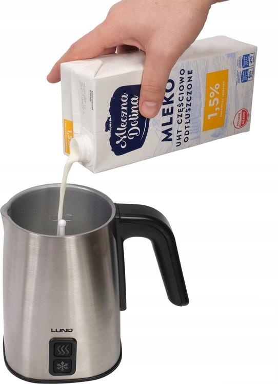 3w1 SPIENIACZ DO MLEKA Z PODGRZEWACZEM 500W