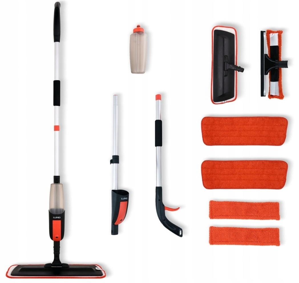 LUND MOP ZE SPRYSKIWACZEM MYJKA DO OKIEN 2w1 4 X NAKŁADKI 67162