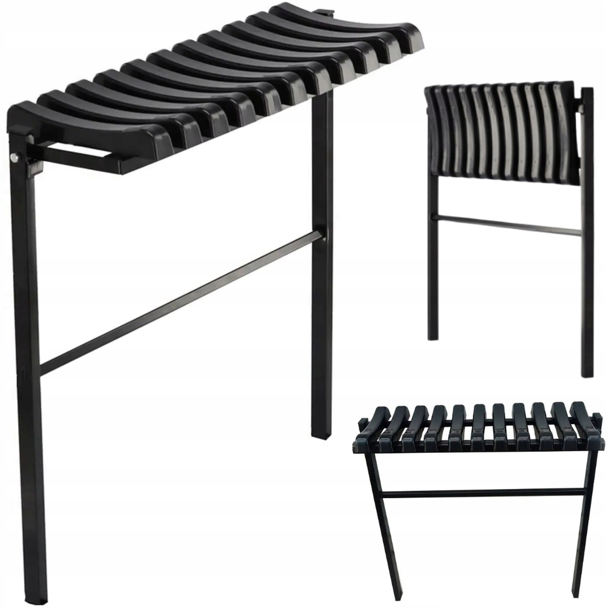 DEDRA ŁAWKA CMENTARNA SKŁADANA DO WBETONOWANIA WYMIARY 76X72X25 CM N2000