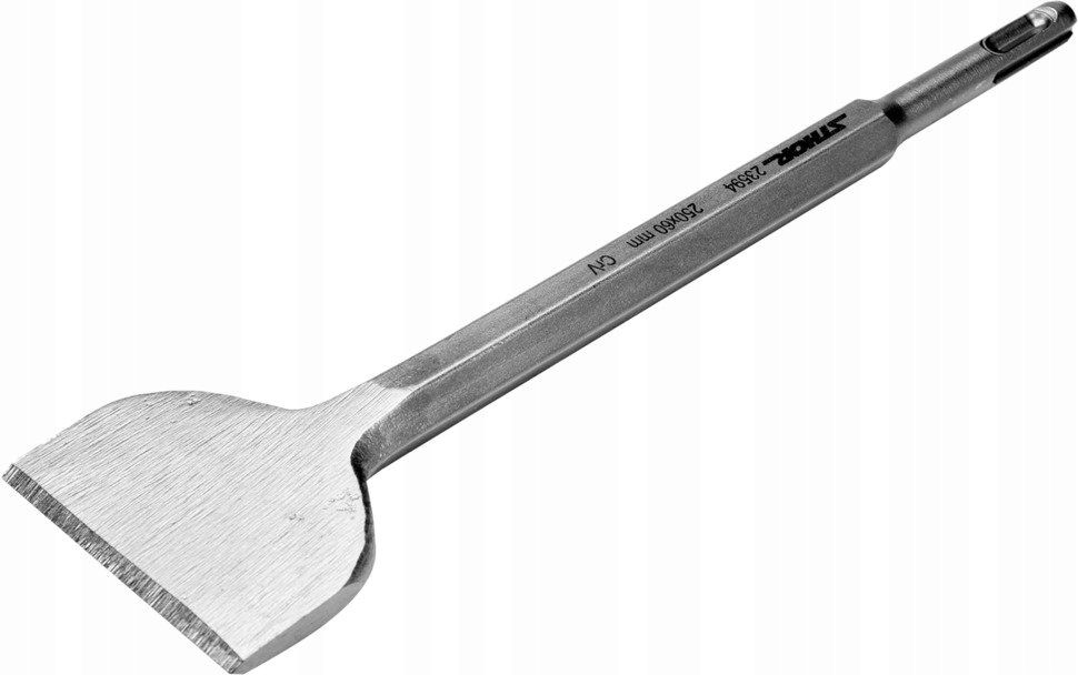 STHOR DŁUTO PŁASKIE 60MM SDS PLUS DO SKUWANIA GLAZURY I TYNKÓW 250X60 23594