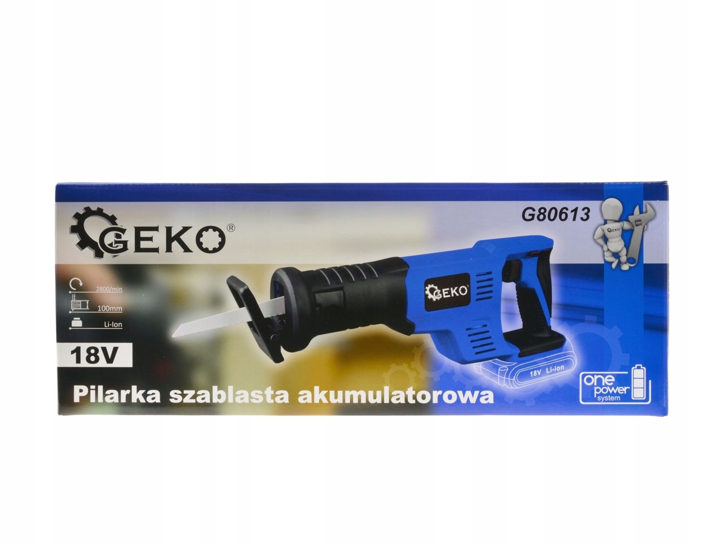 GEKO PIŁA LISICA SZABLASTA AKUMULATOROWA 18V LI-ION SOLO G80613