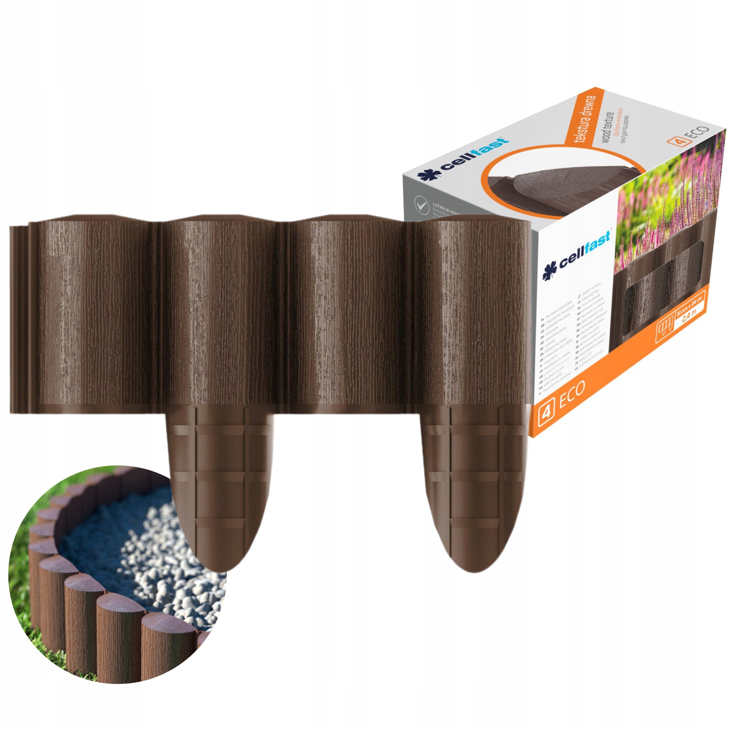 CELLFAST PALISADA OGRODOWA PŁOTEK OBRZEŻE 240cm BR