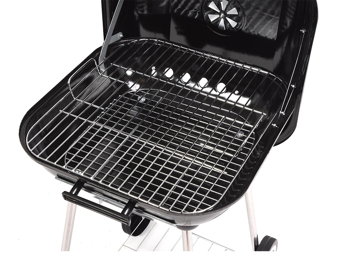 LUND GRILL OGRODOWY Z POKRYWĄ KOŁAMI BBQ 40X45CM NA OGRÓD WĘGLOWY 99904