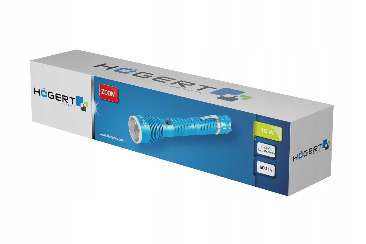 HOGERT LAMPA WARSZTATOWA 800LM USB LED AKUMULATOR