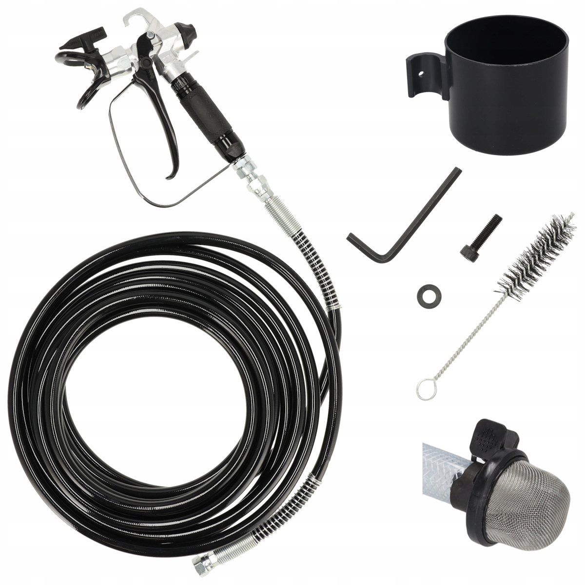 DEDRA AGREGAT MALARSKI HYDRODYNAMICZNY 650W 205BAR WĄŻ 7,5M +AKCES DED7421