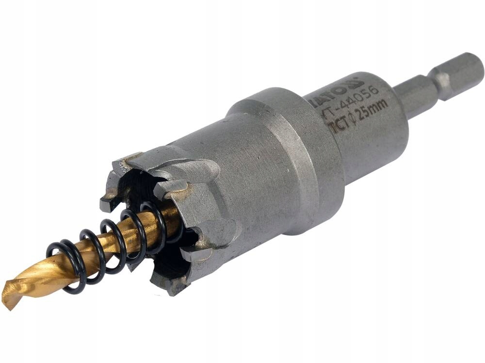 OTWORNICA DO METALU 25 MM Z WĘGLIKIEM SPIEKANYM YG10X KORONKA TCT YT-44056