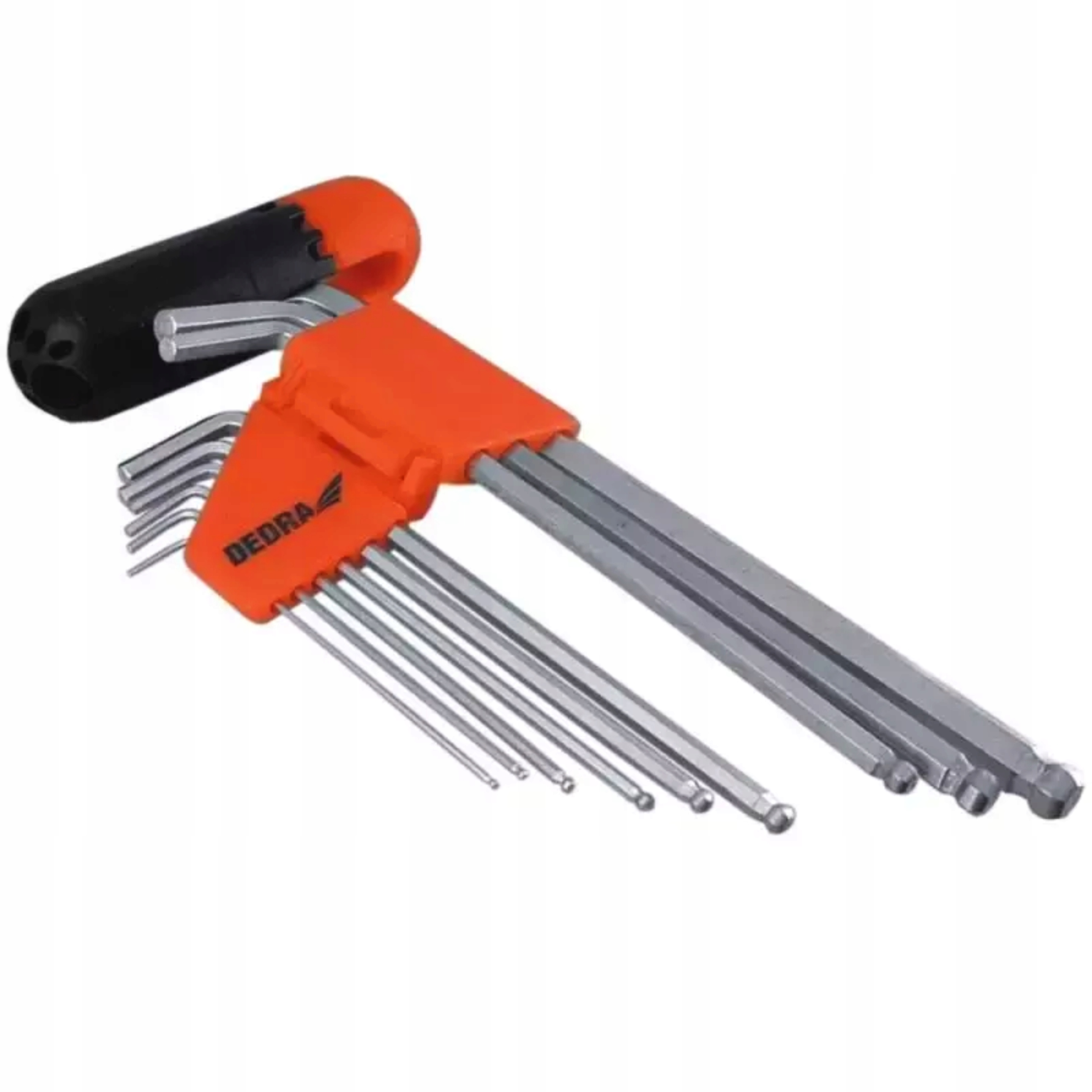 DEDRA 0653 KLUCZE IMBUSOWE HEX Z KULKĄ AMPULE