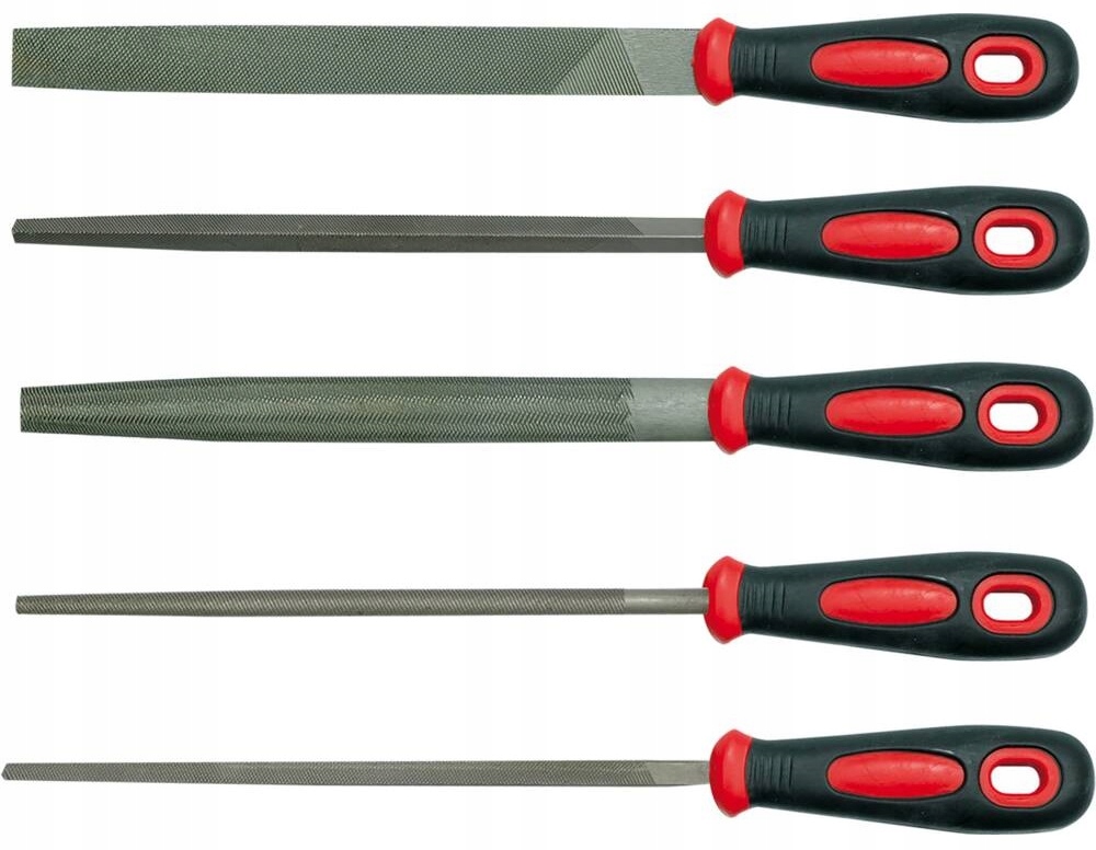 VOREL 25166 PILNIKI DO METALU 200MM ZESTAW KOMPLET 5SZT
