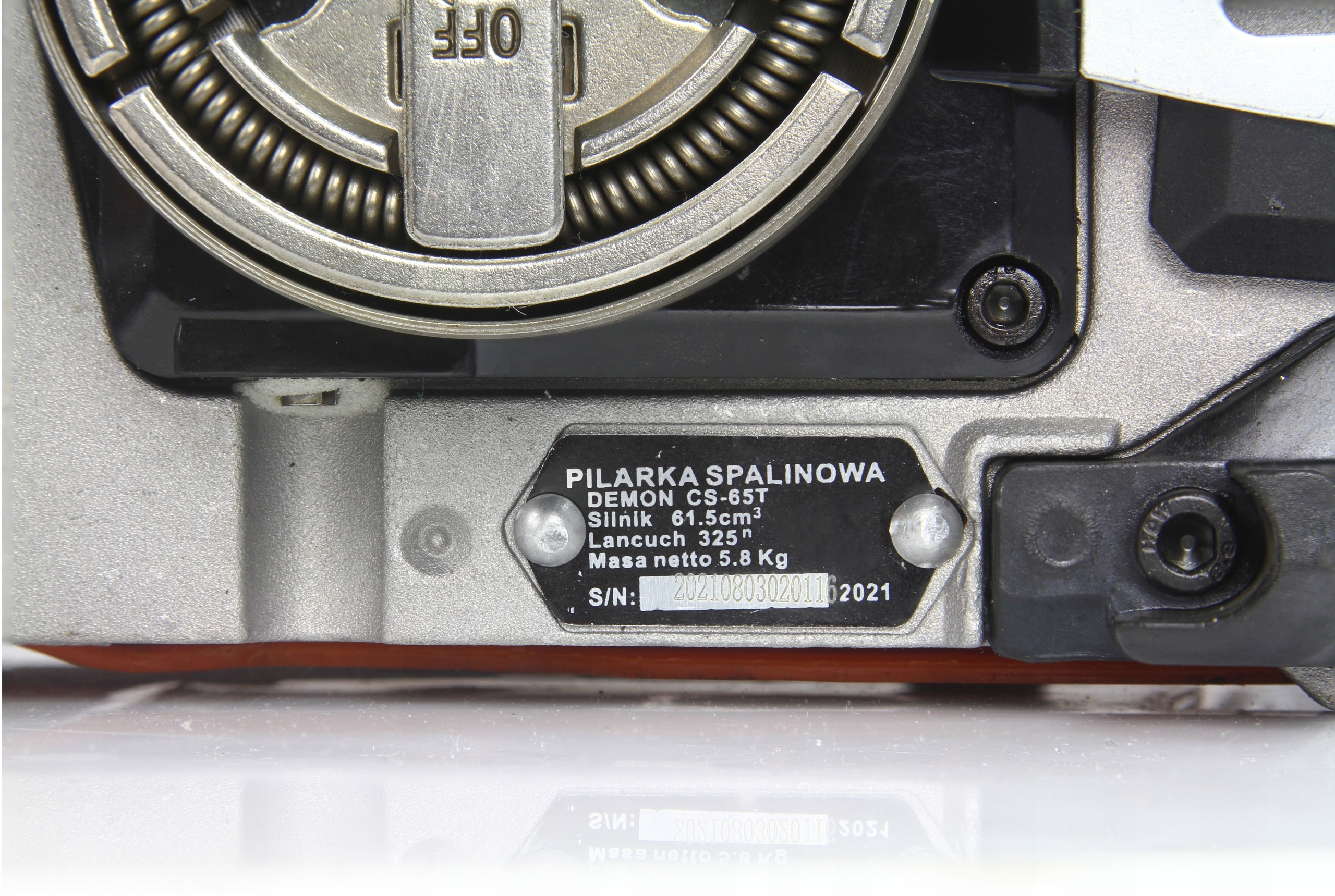 PIŁA SPALINOWA PILARKA ŁAŃCUCHOWA RQ-65 DEMON NAJMOCNIEJSZA WERSJA 66185