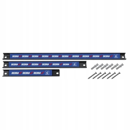 DEDRA ZESTAW 3 SZT LISTWA MAGNETYCZNA NA NARZĘDZIA 20cm 30cm 45cn N11301