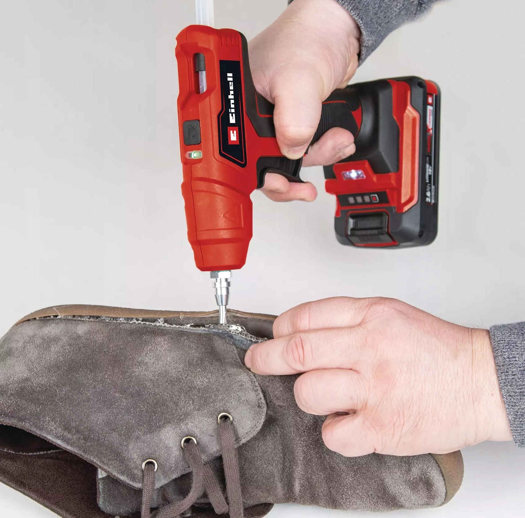EINHELL PISTOLET NA KLEJ SZTYFTY AKUMULATOROWY TE-CG 18 Li – Solo X-CHANGE