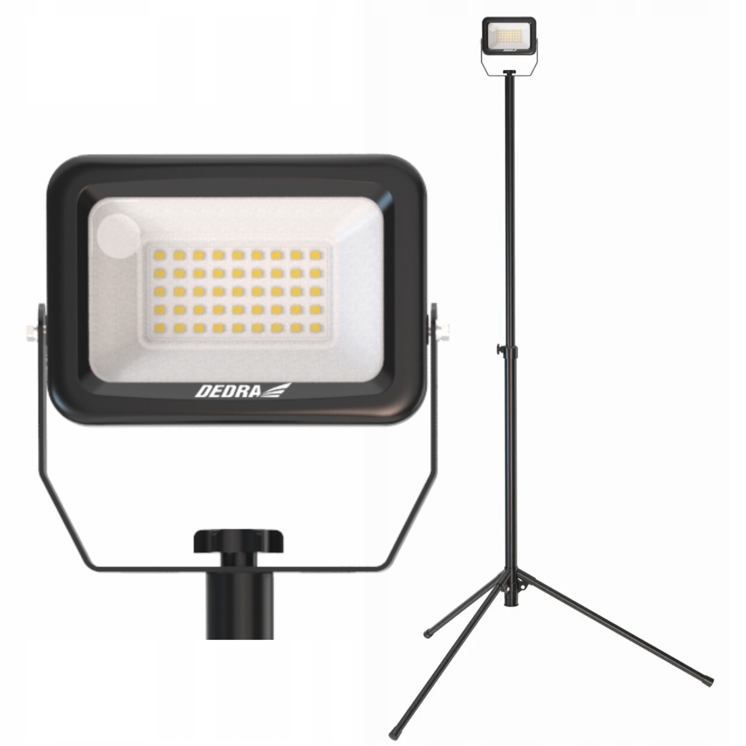 DEDRA LAMPA WARSZTATOWA LED SMD NAŚWIETLACZ 30W 2700lm STATYW IP65 L1074-3