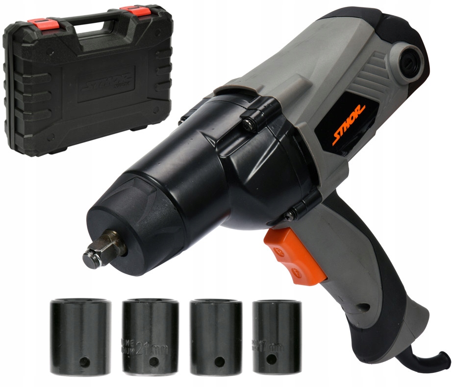 Klucz Elektryczny Udarowy 1100W 1/2 450Nm +nasadki