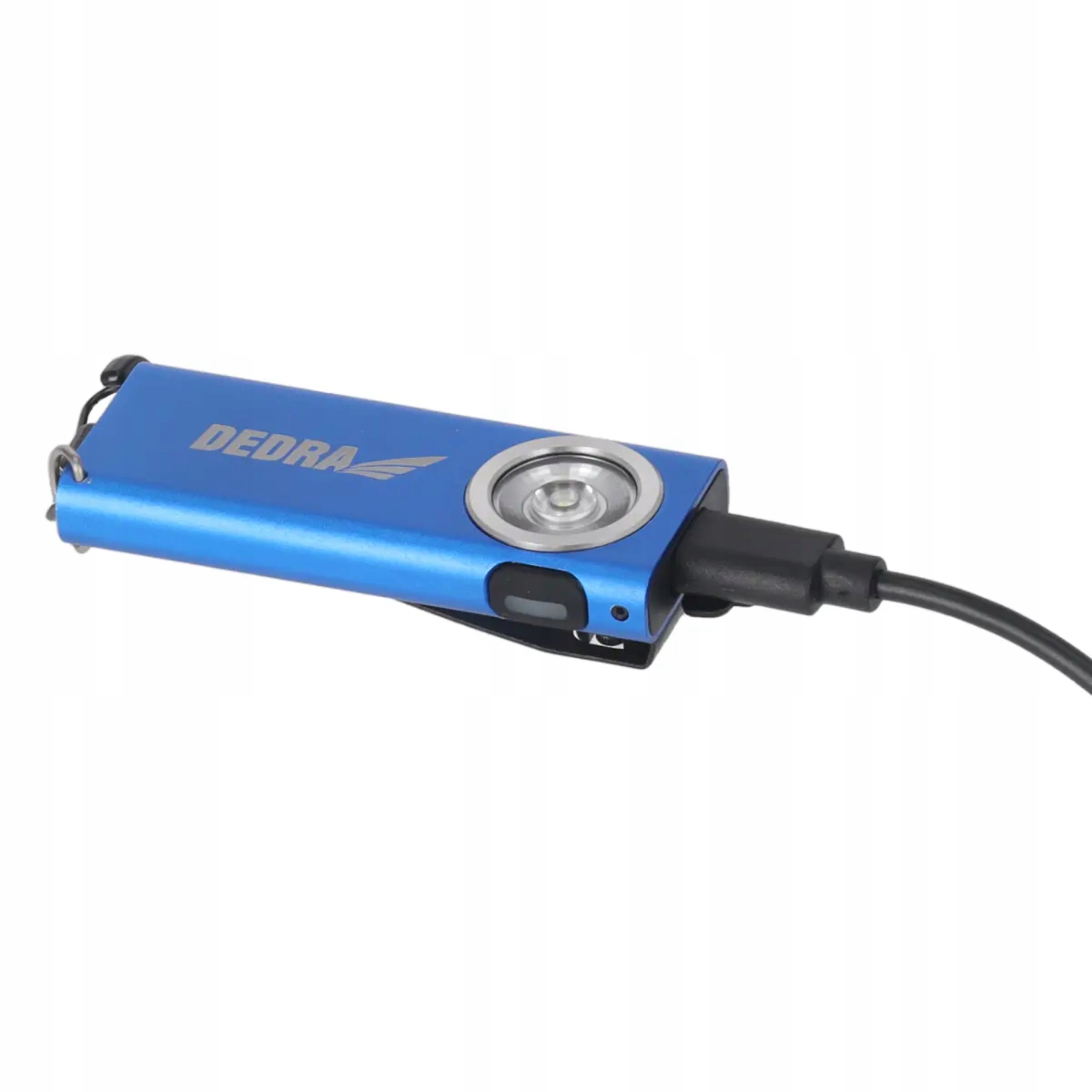 DEDRA LATARKA BRELOK Z HACZYKIEM SLIM LED 210LM + USB-C L0901