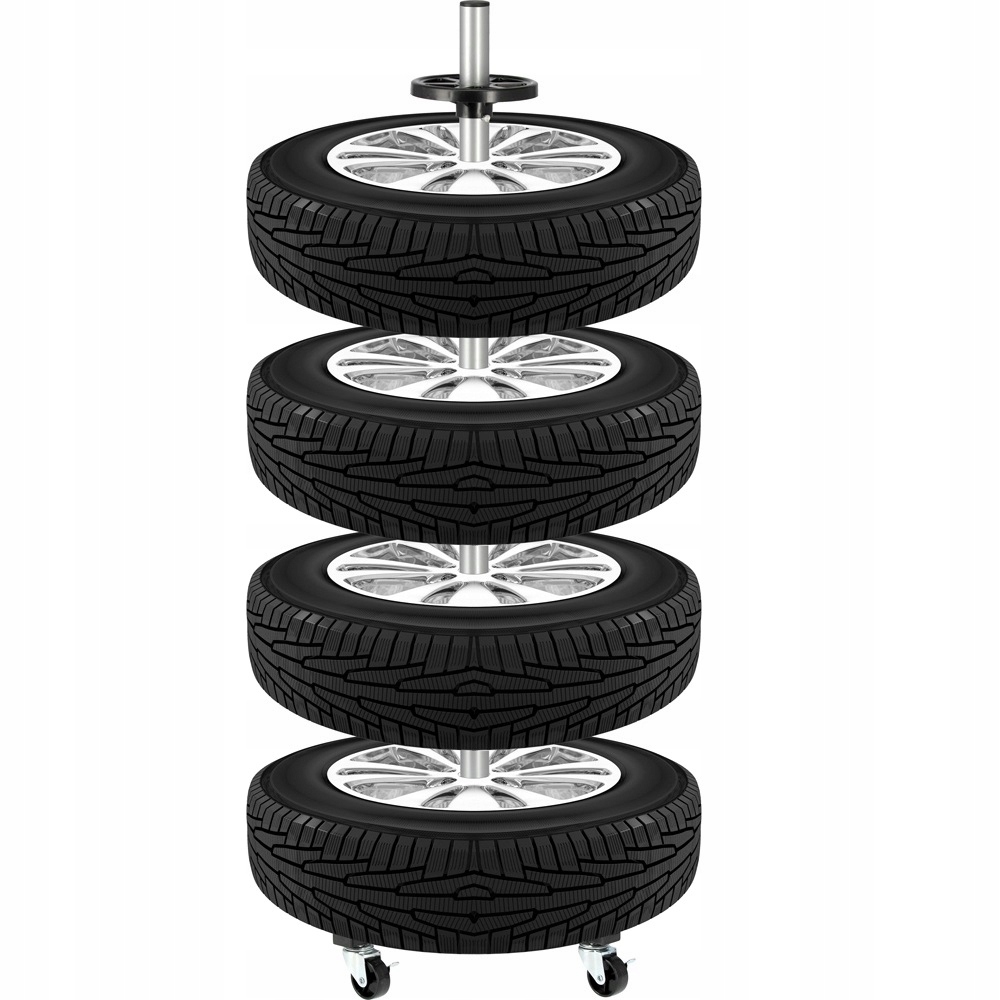 YATO MOBILNY STOJAK NA KÓŁKACH NA KOŁA WIESZAK NA OPONY FELGI YT-55691