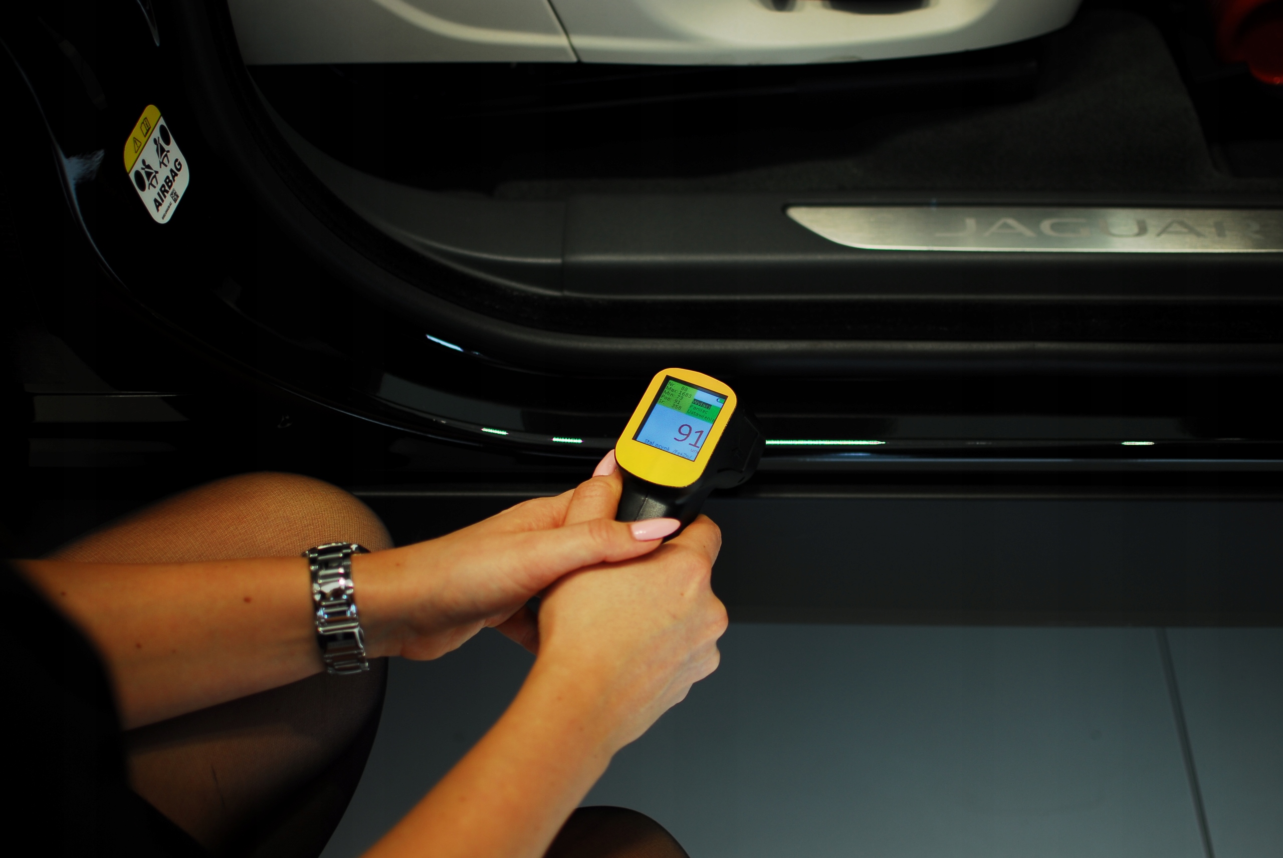 PRODIG-TECH MIERNIK GRUBOŚCI LAKIERU CZUJNIK GL-PRO-2-FAZ POKROWIEC