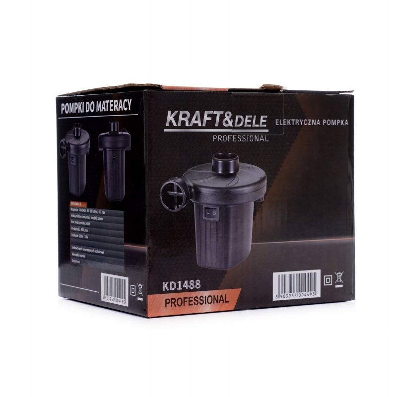 ELEKTRYCZNA POMPKA DO MATERACA PIŁKI 3 KOŃCÓWKI