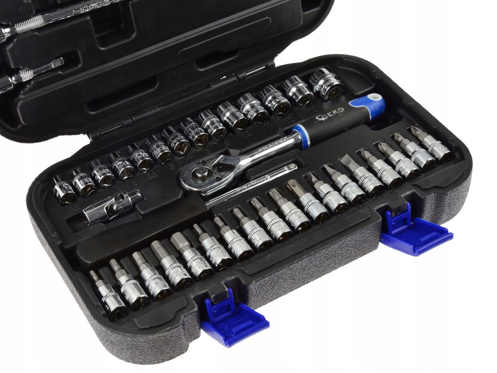 ZESTAW KLUCZY NASADOWYCH 38sz 1/4 KLUCZE NASADOWE