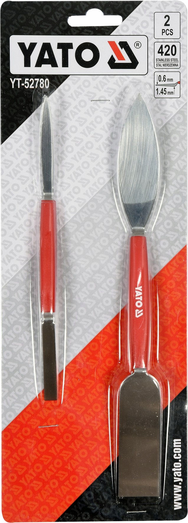 SZPACHLE SZPACHELKI MODELARSKIE 2SZT YATO YT-52780