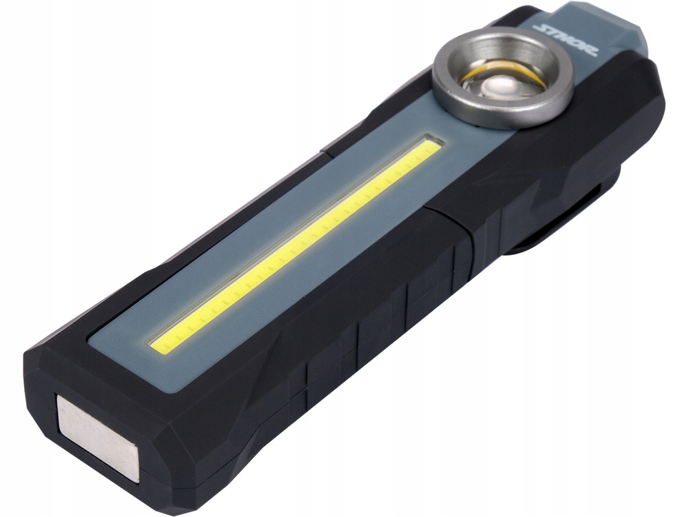 LAMPA LATARKA AKUMULATOROWA LED WARSZTATOWA 3w1 300LM USB HAK MAGNES 82732