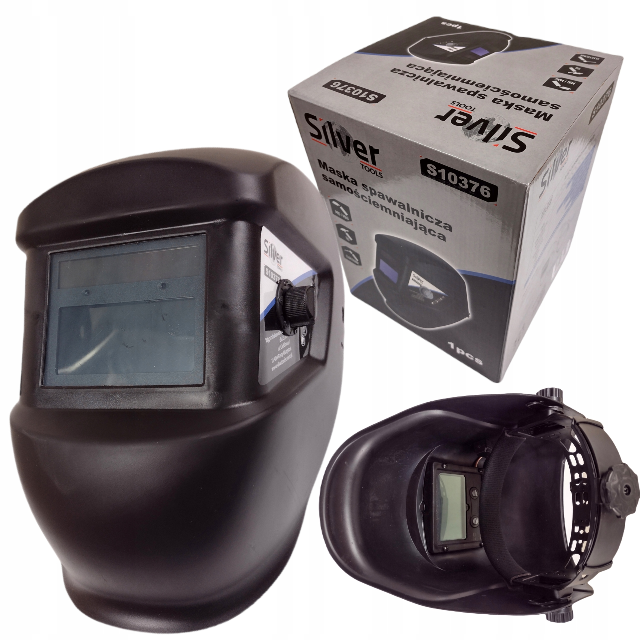 PRZYŁBICA SPAWALNICZA AUTOMATYCZNA SAMOŚCIEMNIAJĄCA MASKA S10376