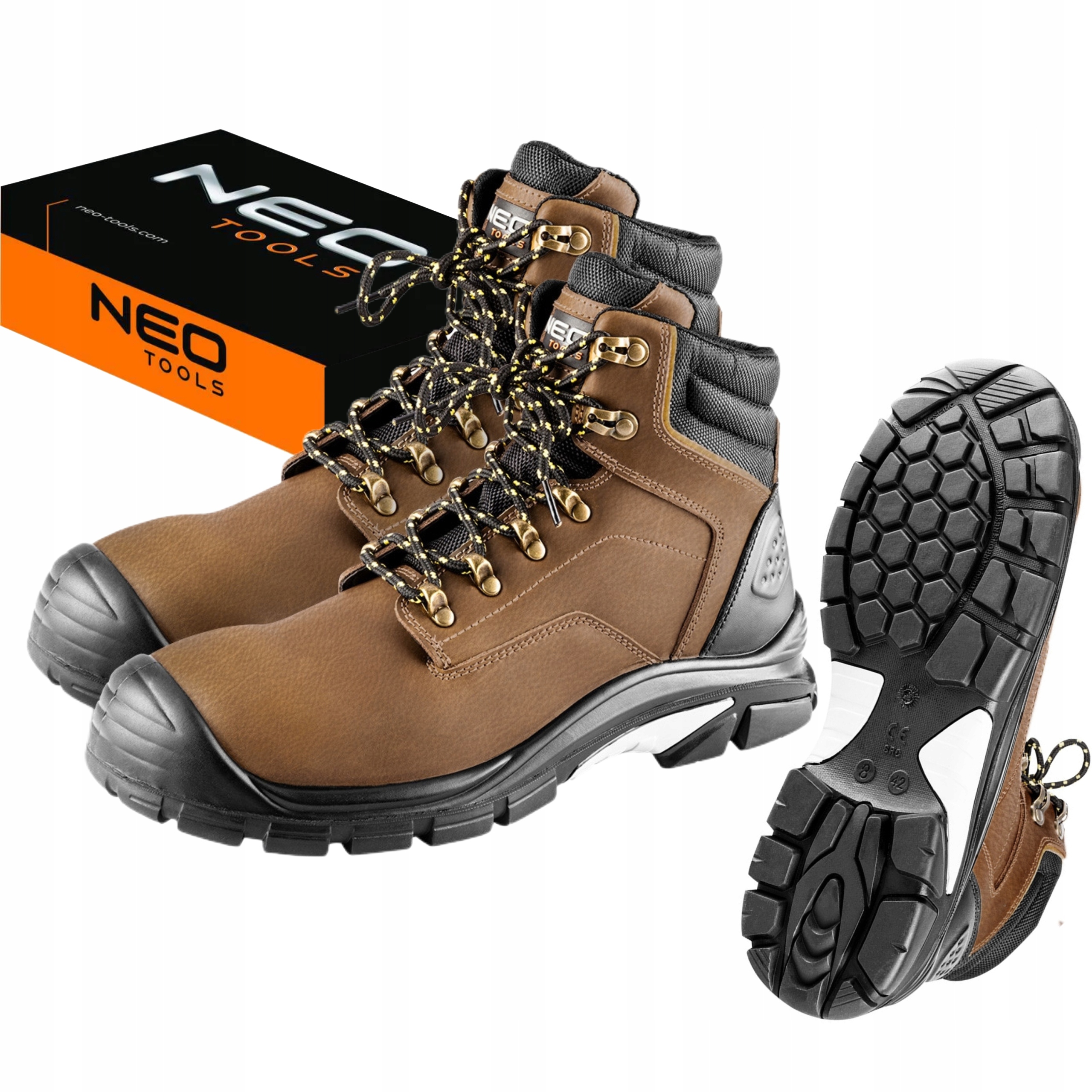 NEO TRZEWIKI ROBOCZE BUTY skóra crazy horse R. 42