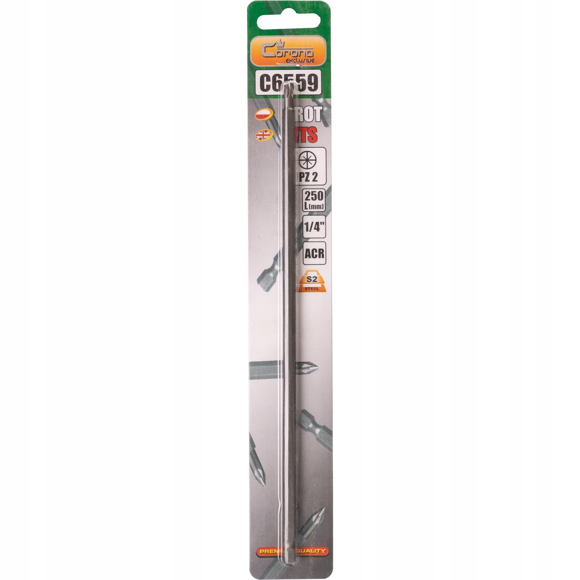RICHMANN C6559 BIT GROT POZIDRIV S2-ACR PZ2 X 250MM SYSTEM ACR