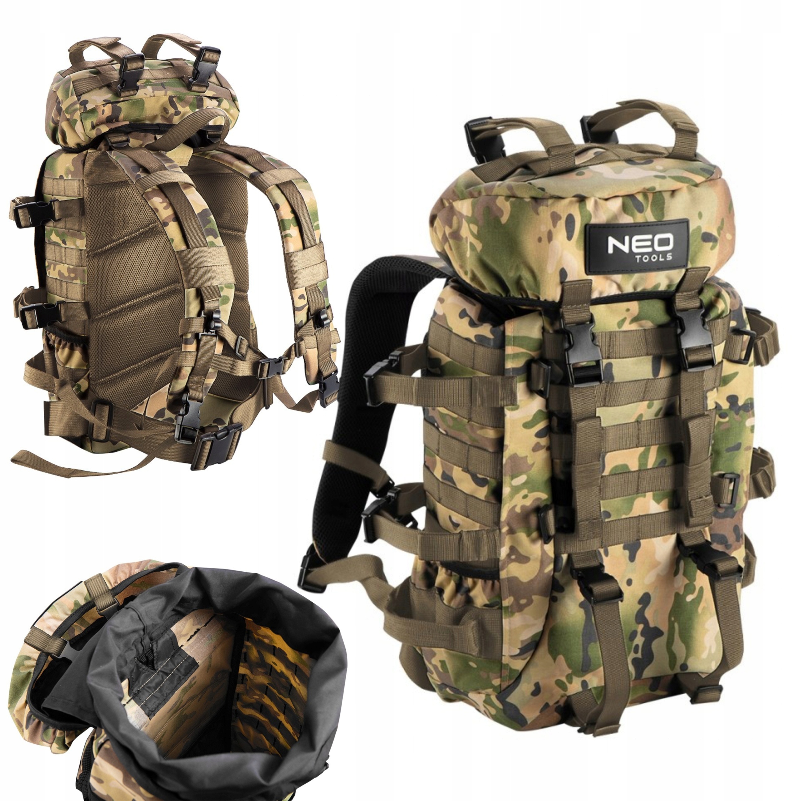 NEO PLECAK TURYSTYCZNY SURVIVAL WOJSKOWY MORO TREKKINGOWY MILITARNY 30L