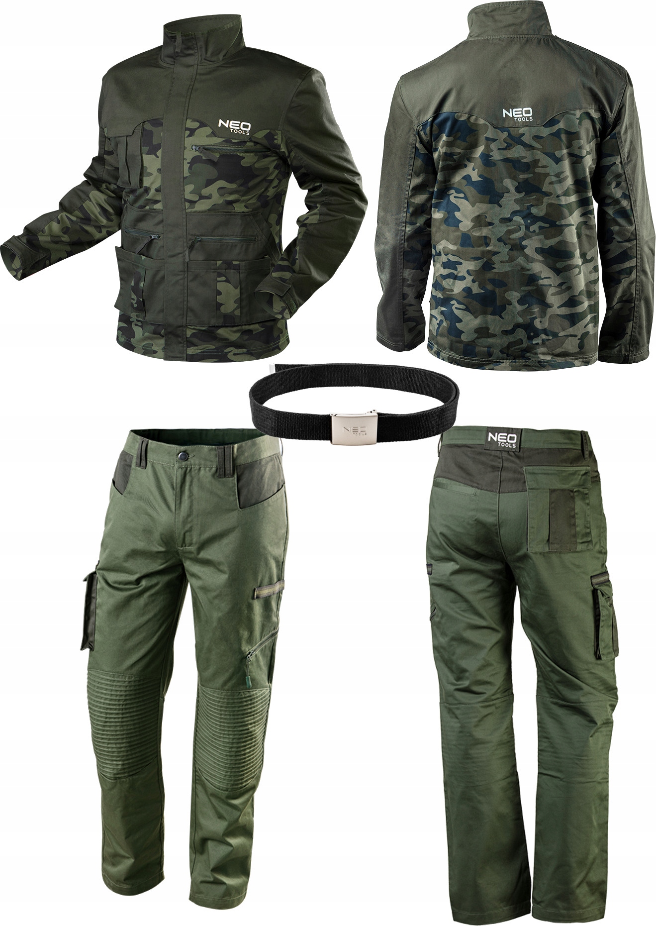 BLUZA SPODNIE + PASEK odzież robocza roz. XS NEO
