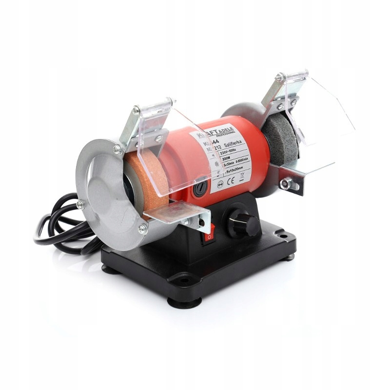 SZLIFIERKA STOŁOWA KAMIENIOWA WIELOFUNKCYJNA 200W MIĘKKI WAŁEK KD544