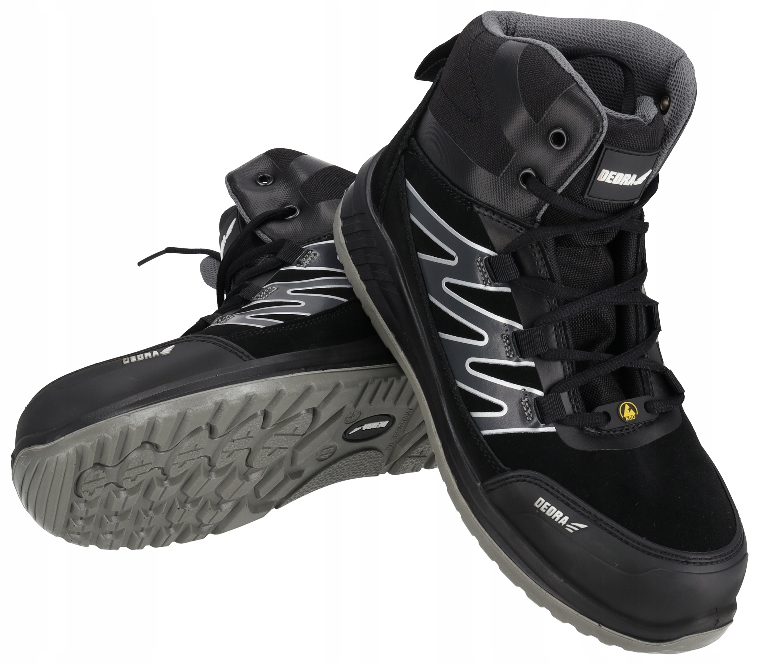 DEDRA TRZEWIKI ROBOCZE BUTY BHP ZAMSZ PODNOSEK S1 SRC BH9T6V ROZMIAR 45