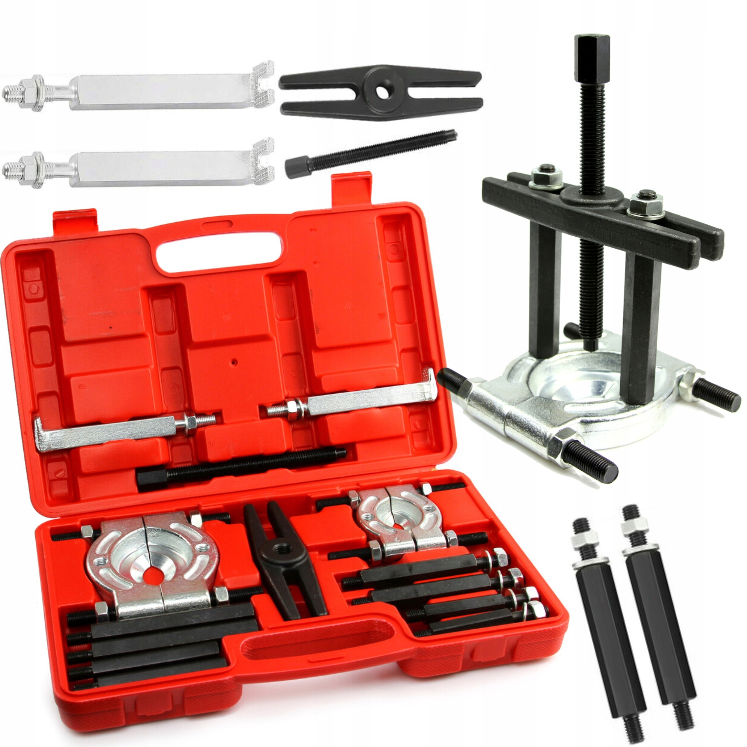 ZESTAW ŚCIĄGACZY DO ŁOŻYSK ŚCIĄGACZ ODKLEJACZ MANUALNY Z ODKLEJACZEM KÓŁ