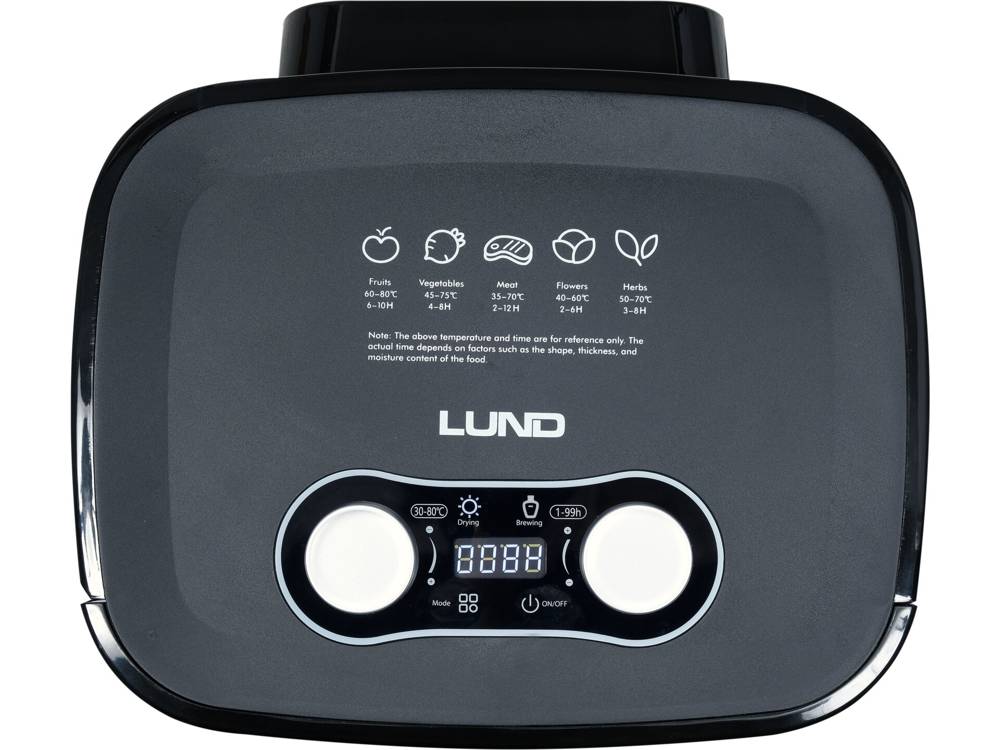 LUND SUSZARKA SPOŻYWCZA 300W 5 TAC DO GRZYBÓW OWOCÓW Z CZASOMIERZEM 68280