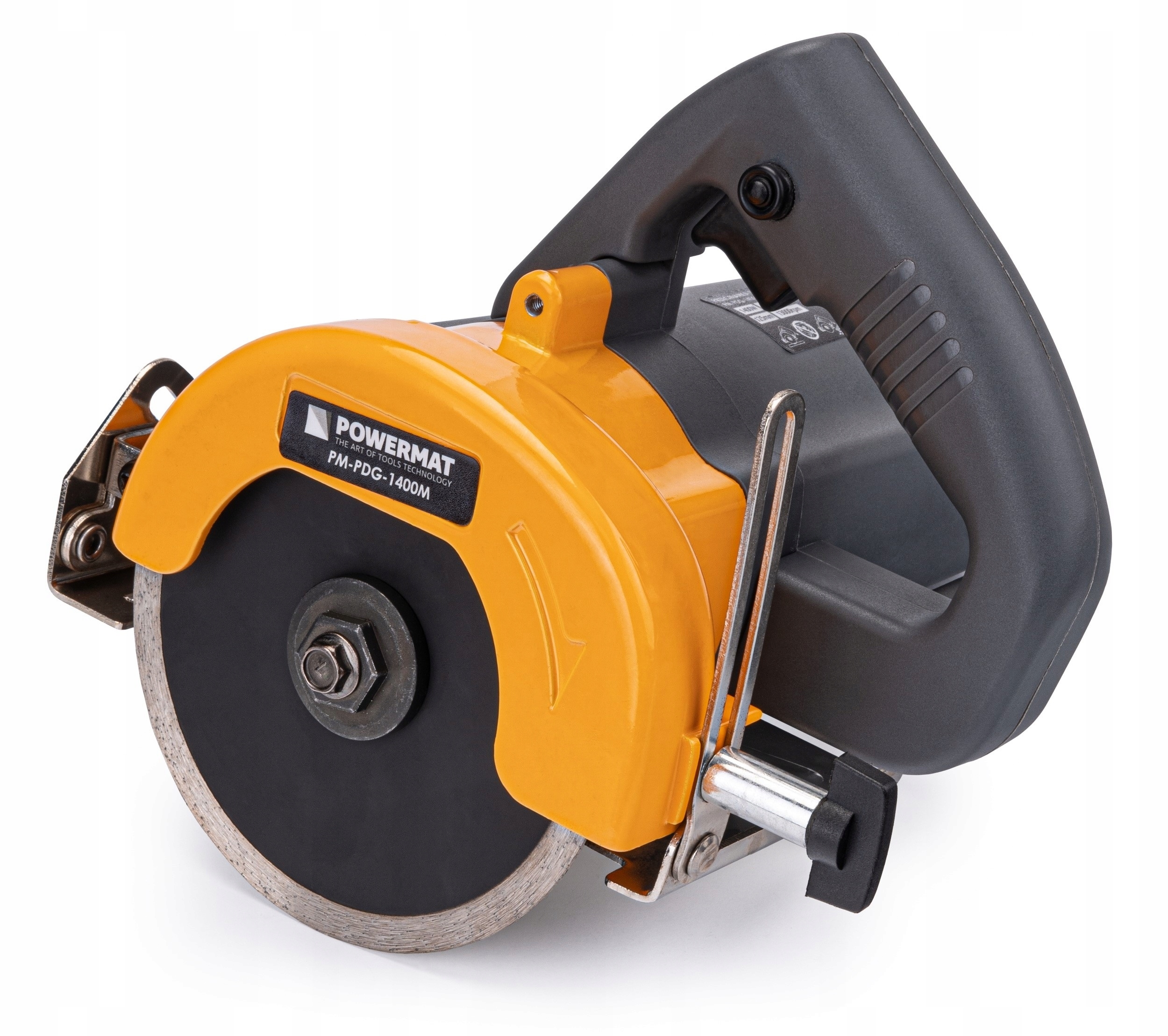 ELEKTRYCZNA RĘCZNA PRZECINARKA TARCZOWA DO PŁYTEK GRESU BETONU 1400W 125MM