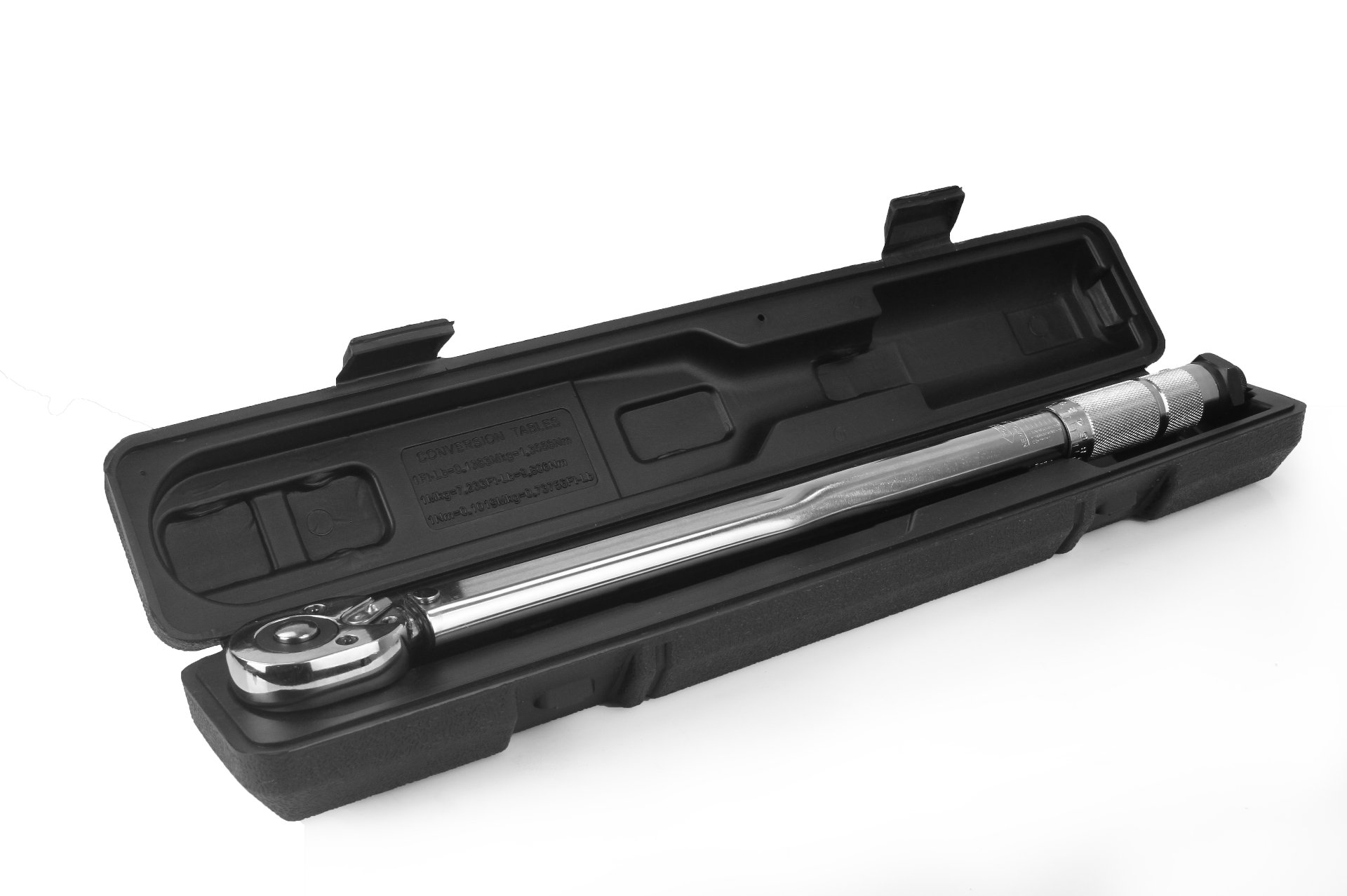 KLUCZ DYNAMOMETRYCZNY 1/2" 20KG 42-210Nm LEWO/PRAWO 467mm WALIZKA M53580