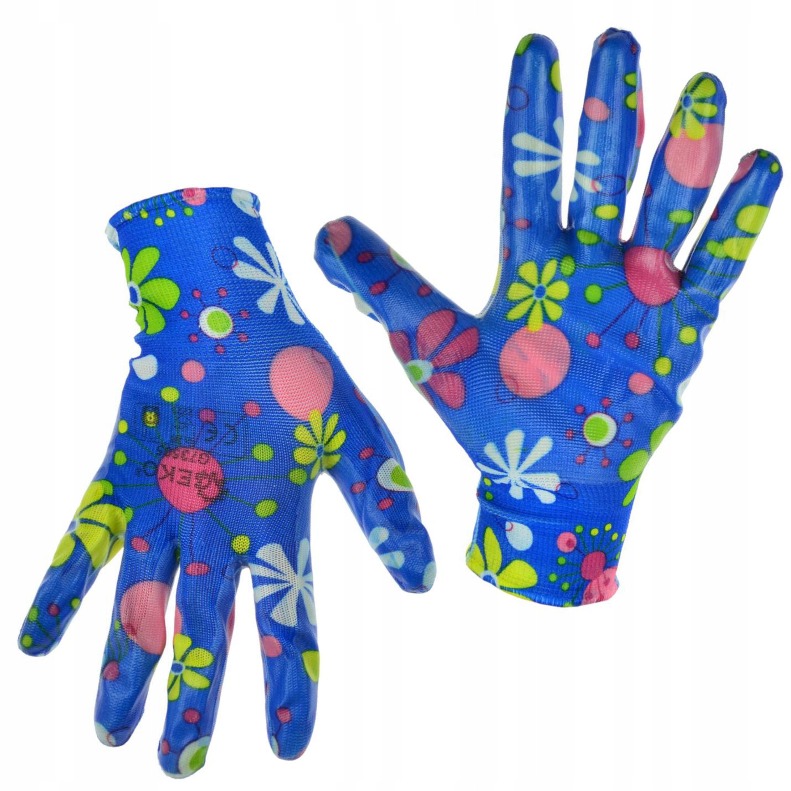 GEKO RĘKAWICE ROBOCZE OGRODOWE DAMSKIE ANTYPRZECIĘCIOWE ROZMIAR 7 G73506