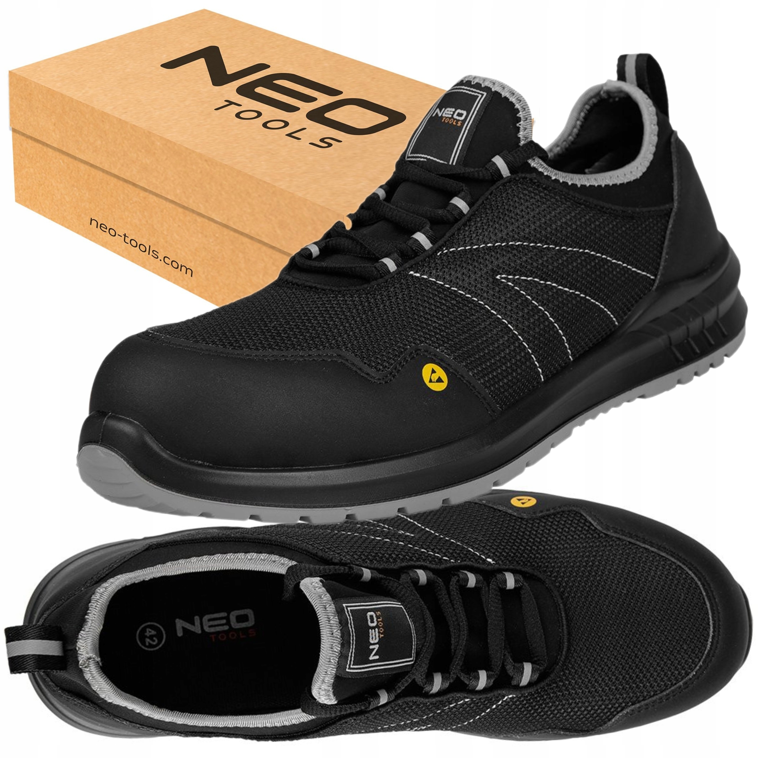 NEO BUTY PÓŁBUTY ROBOCZE S1PL SR PODNOSEK KOMPOZYTOWY TRZEWIKI 82-163 R. 40