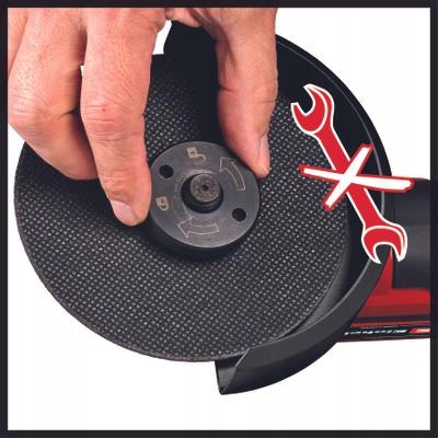 AKUMULATOROWA SZLIFIERKA KĄTOWA TP-AG 18/125 CE Q Solo BEZSZCZOTKOWA 18V