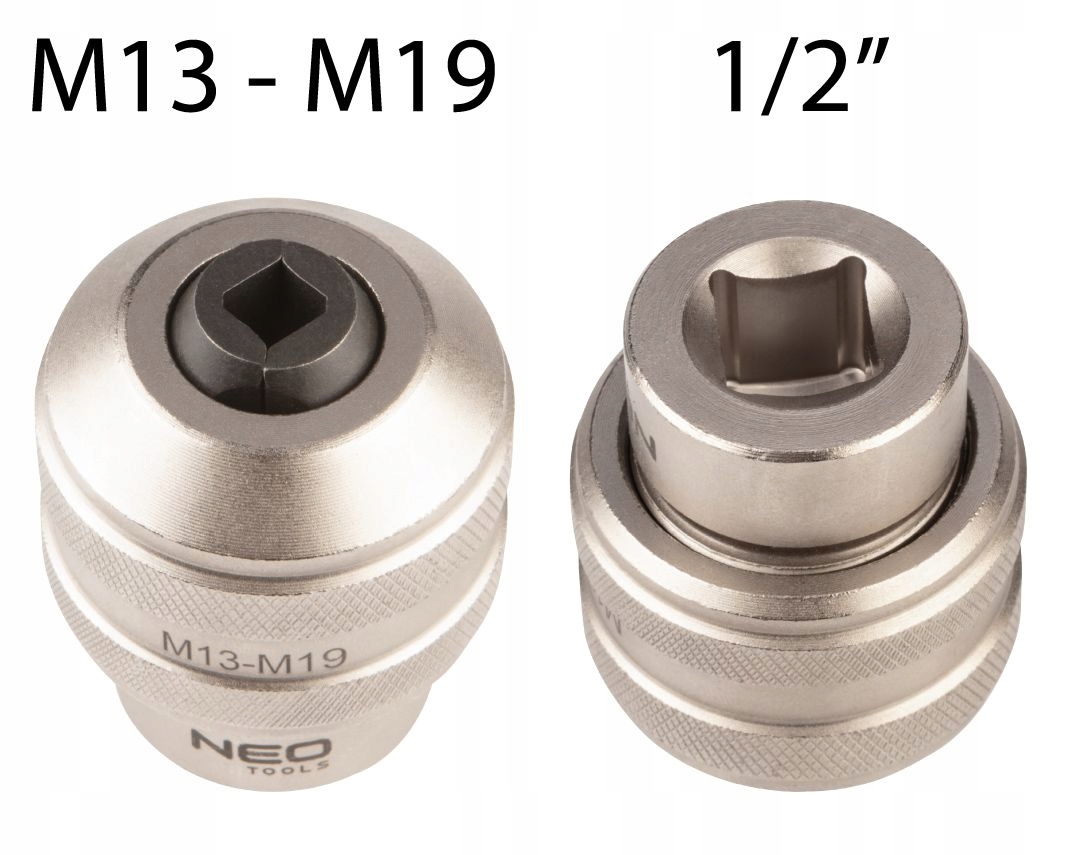 NEO ADAPTER UCHWYT DO GWINTOWNIKÓW, 1/2"DR M13-M19 12-907