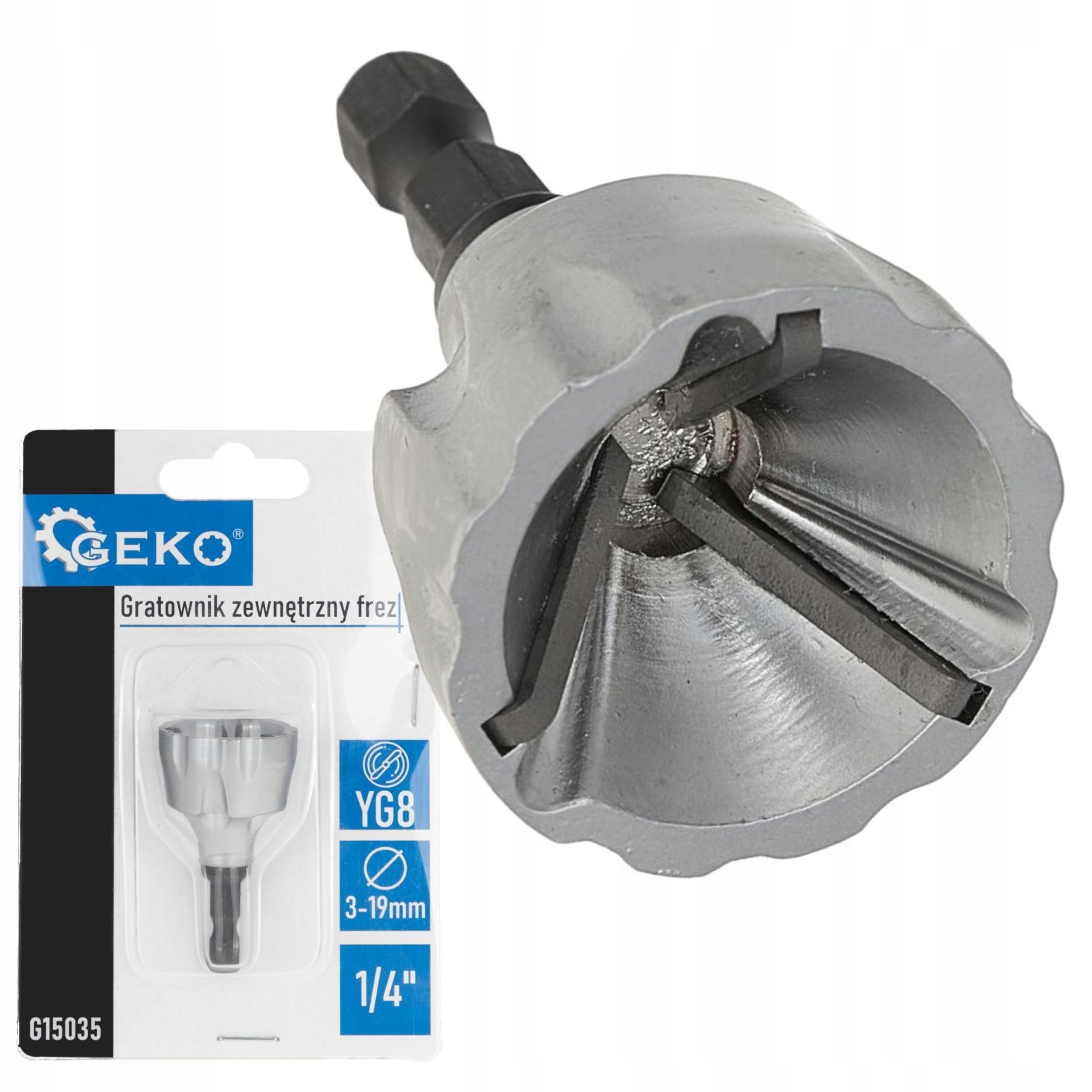 GEKO NASADKA FREZ TRZPIENIOW FAZOWNIK GWINTÓW ZEWNĘTRZNYCH