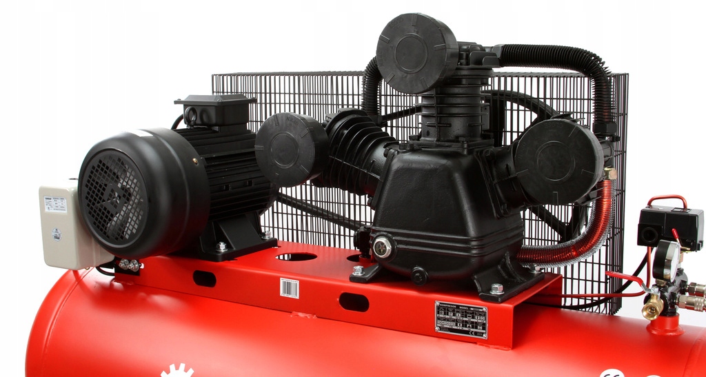 KOMPRESOR SPRĘŻARKA W3 TŁOK 400V 7,5 kw ZBIORNIK 300L 6-8 BAR M88423
