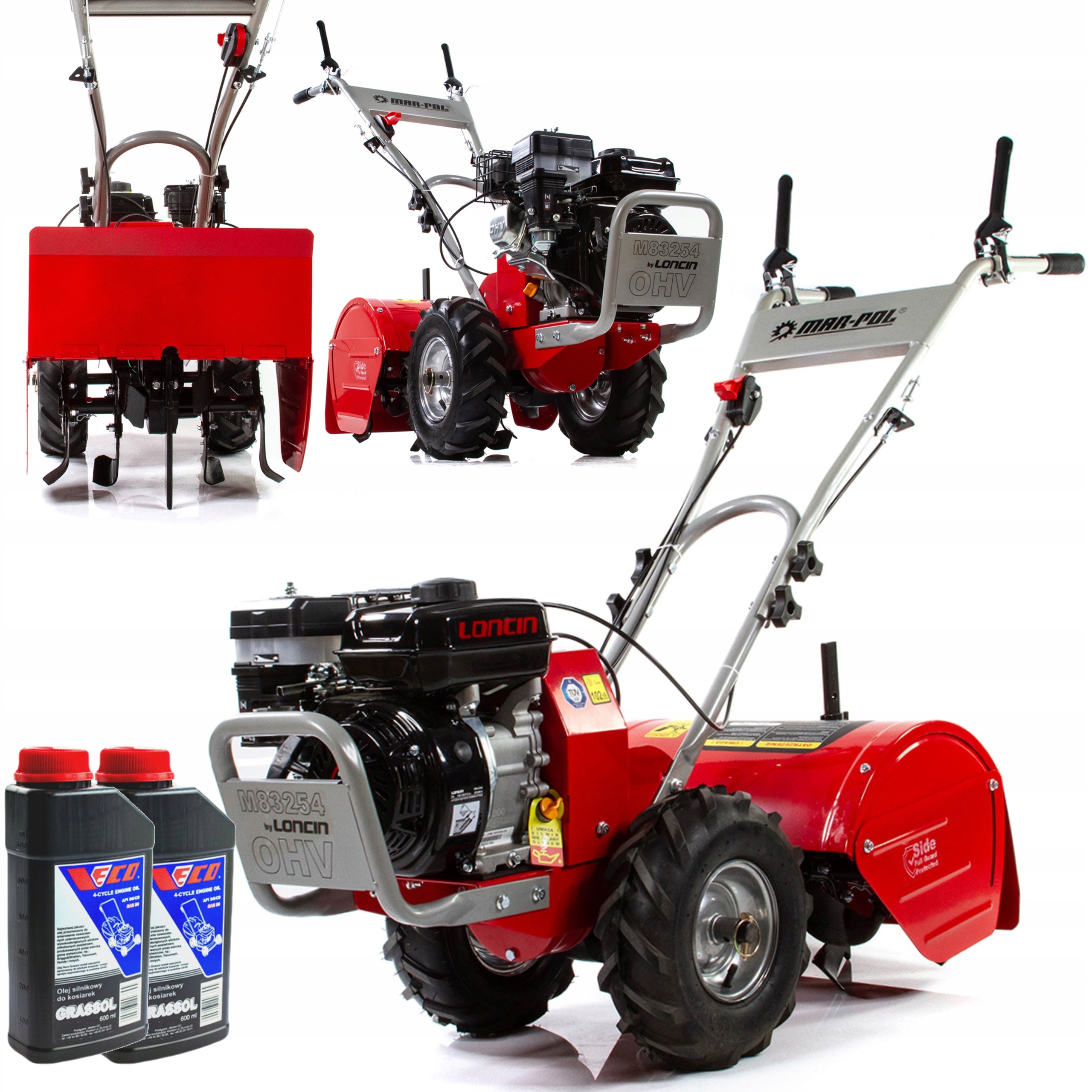 GLEBOGRYZARKA SPALINOWA 50cm DEMMON Loncin H200 6,5KM NAPĘD KULTYWATOR DZIK