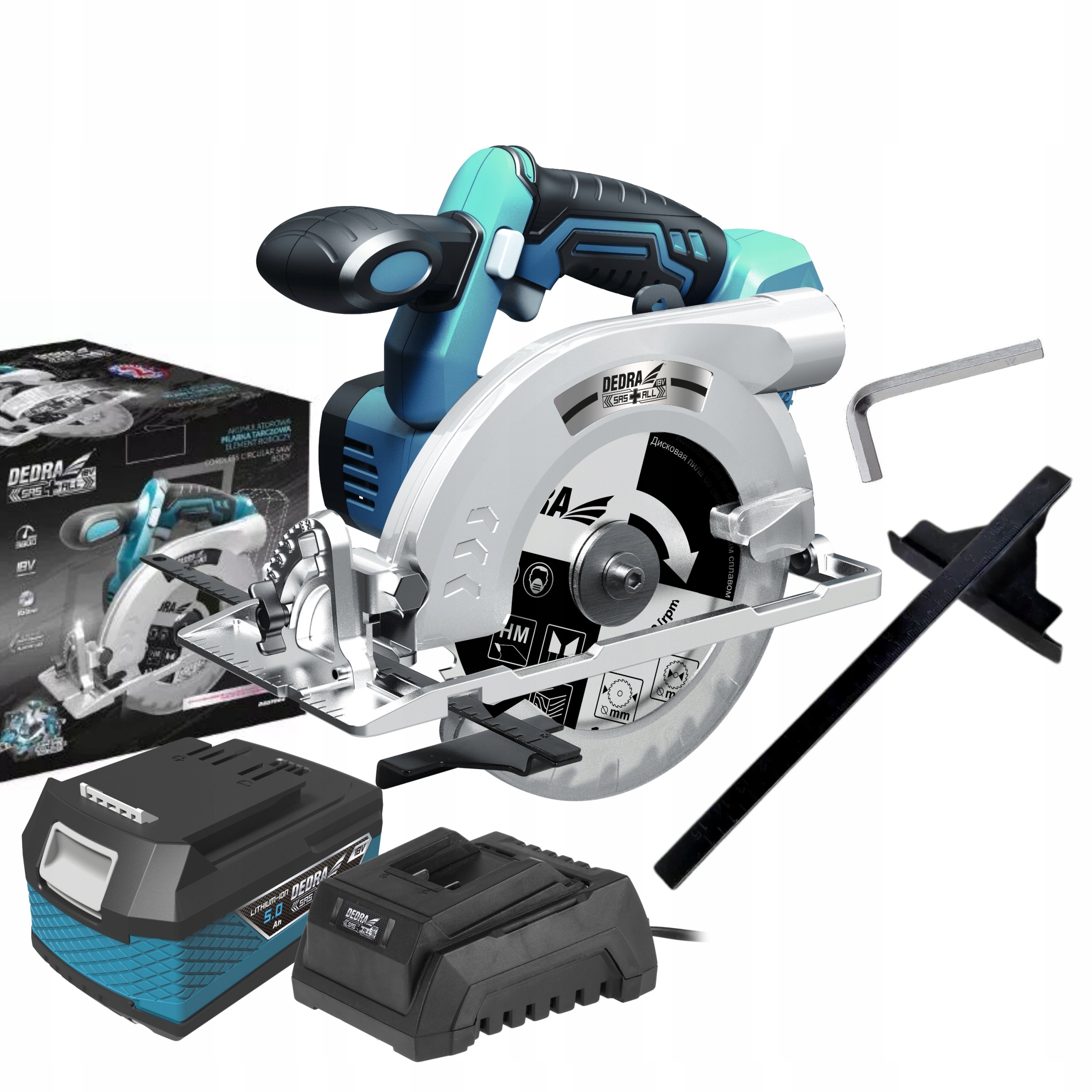 DEDRA PILARKA TARCZOWA Bezszczotkowa DED7164 +5Ah