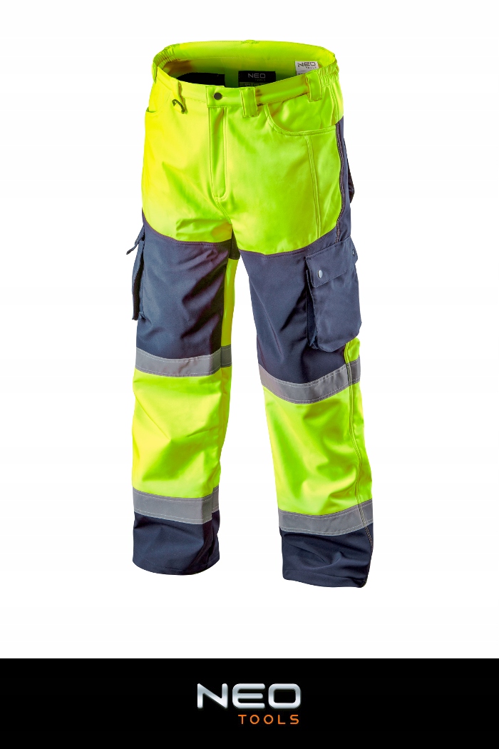 81-750-L SPODNIE ROBOCZE OSTRZEGAWCZE DO PASA NEO