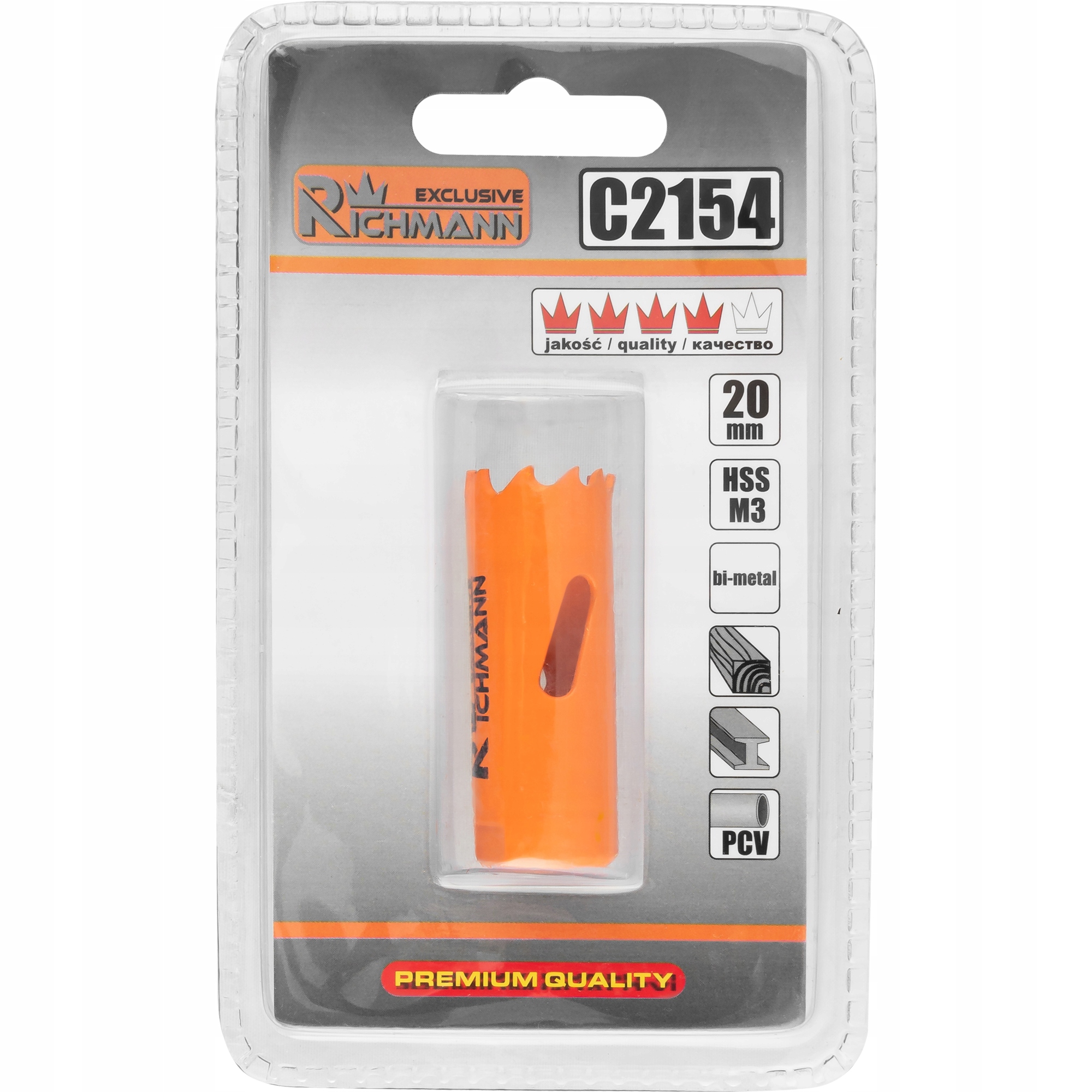 RICHMANN OTWORNICA BIMETAL HSS M3 20 MM C2154