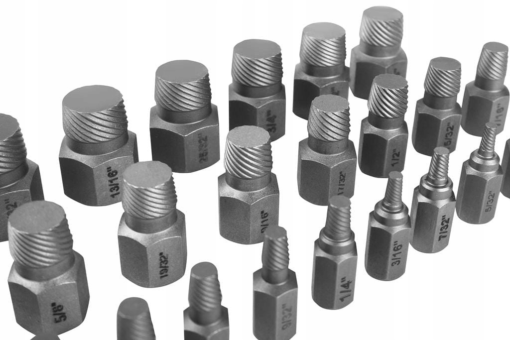 KRAFT&DELE WYKRĘTAKI DO ZERWANYCH ŚRUB 25 ELEMENTÓW WALIZKA KD10077