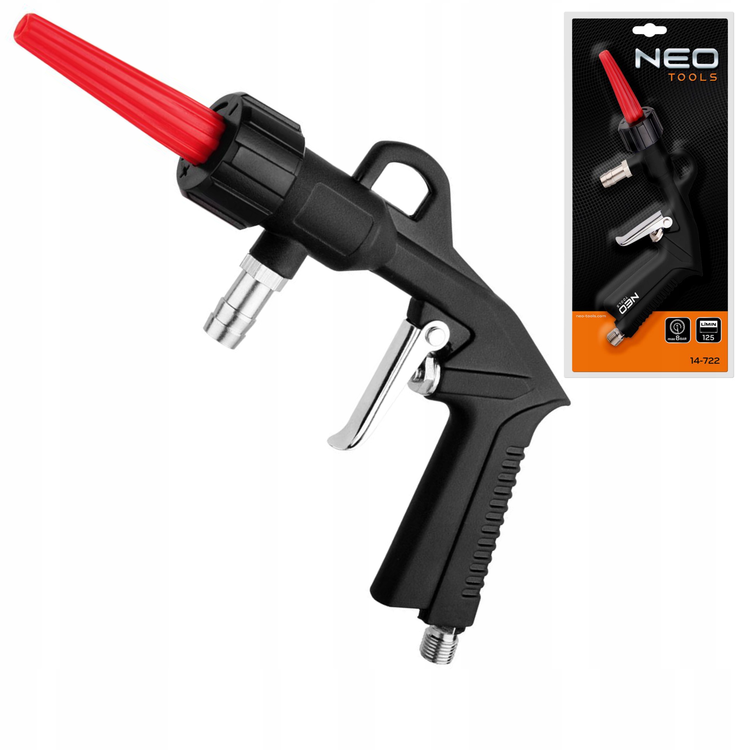 PISTOLET DO PIASKOWANIA z wężem długość 3 m NEO