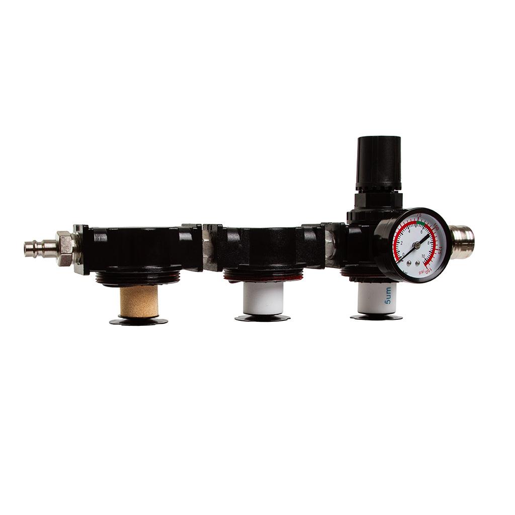 ODWADNIACZ Z REGULATOREM 1/2" Z POTRÓJNYM FILTREM MAR-POL M80696A