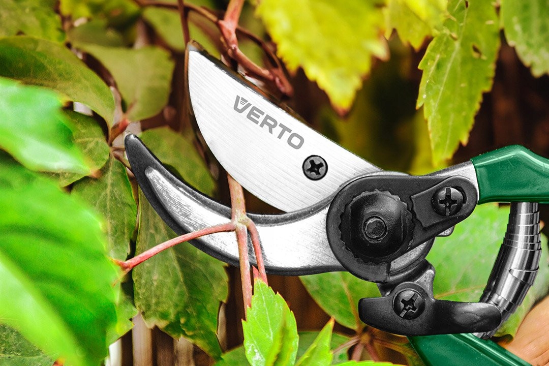 VERTO SEKATOR OGRODOWY RĘCZNY UNIWERSALNY NOŻYCE DO GAŁĘZI KRZEWÓW 15G208